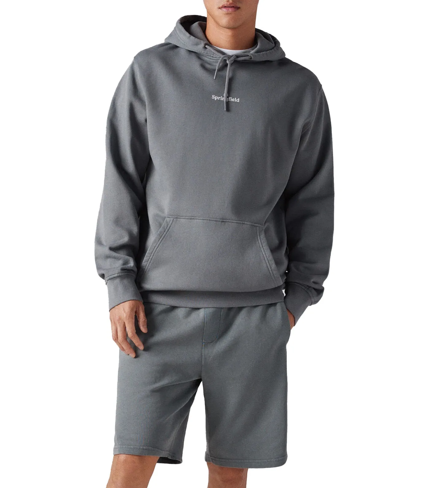 Washed Jogger Shorts Gray