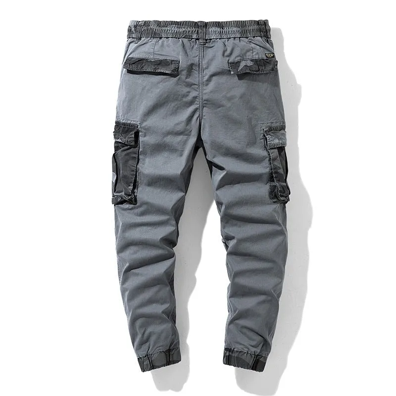 West Louis™ Cargo Streetwear Elastic Waist Joggers