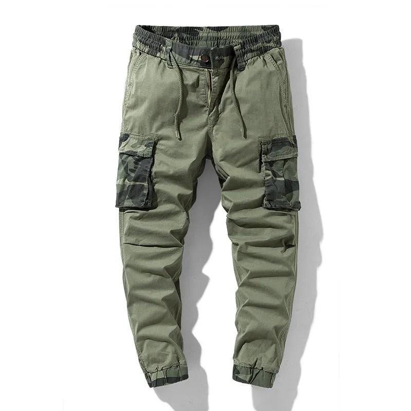 West Louis™ Cargo Streetwear Elastic Waist Joggers