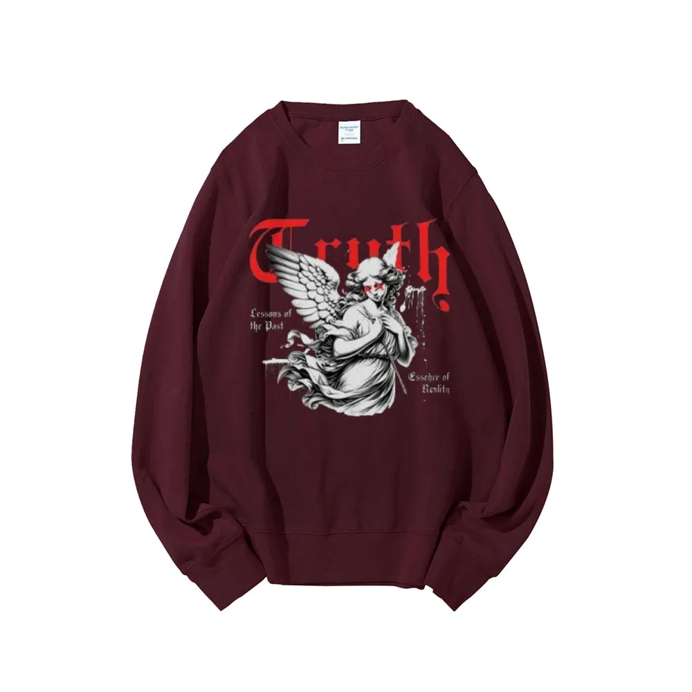 Women Vintage Truth Graphic Sweatshirts