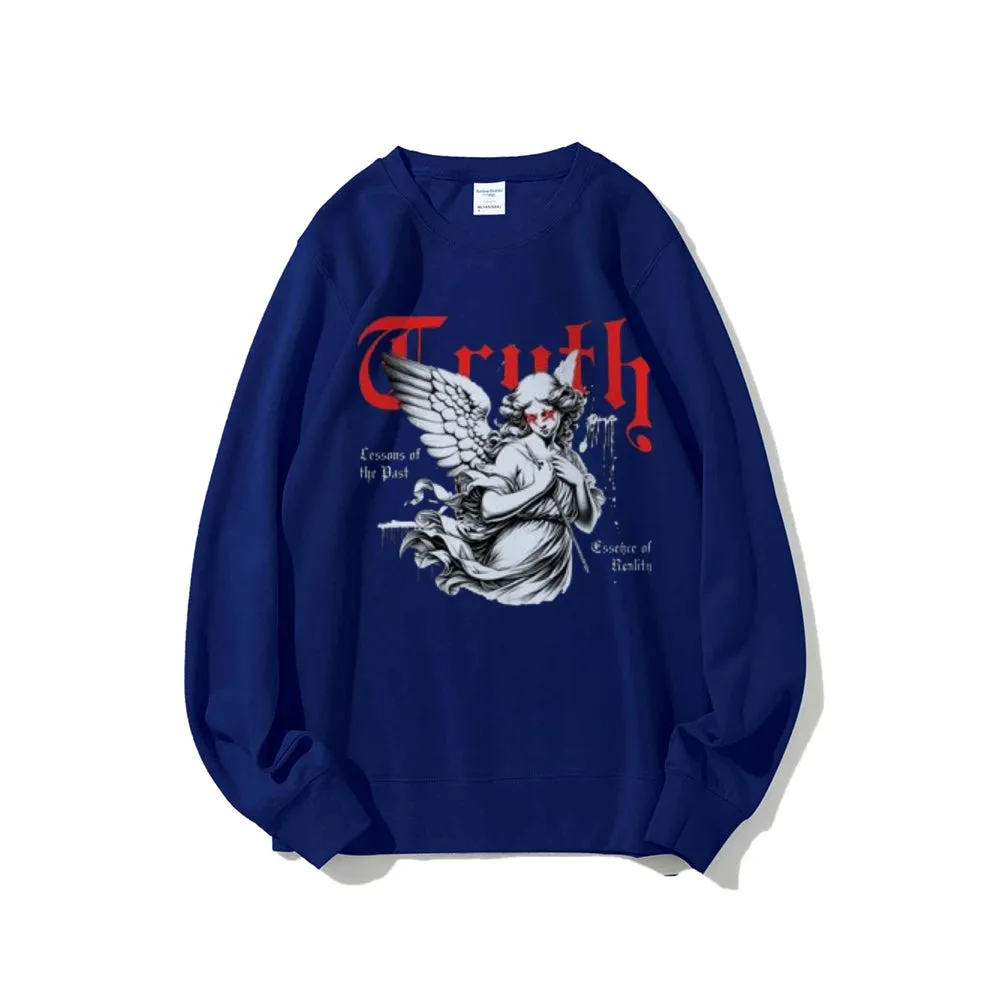 Women Vintage Truth Graphic Sweatshirts