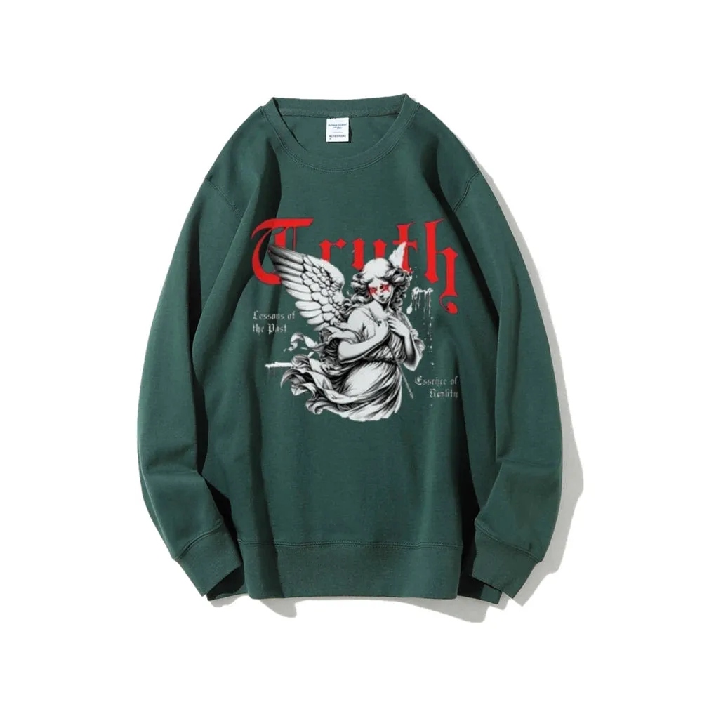 Women Vintage Truth Graphic Sweatshirts