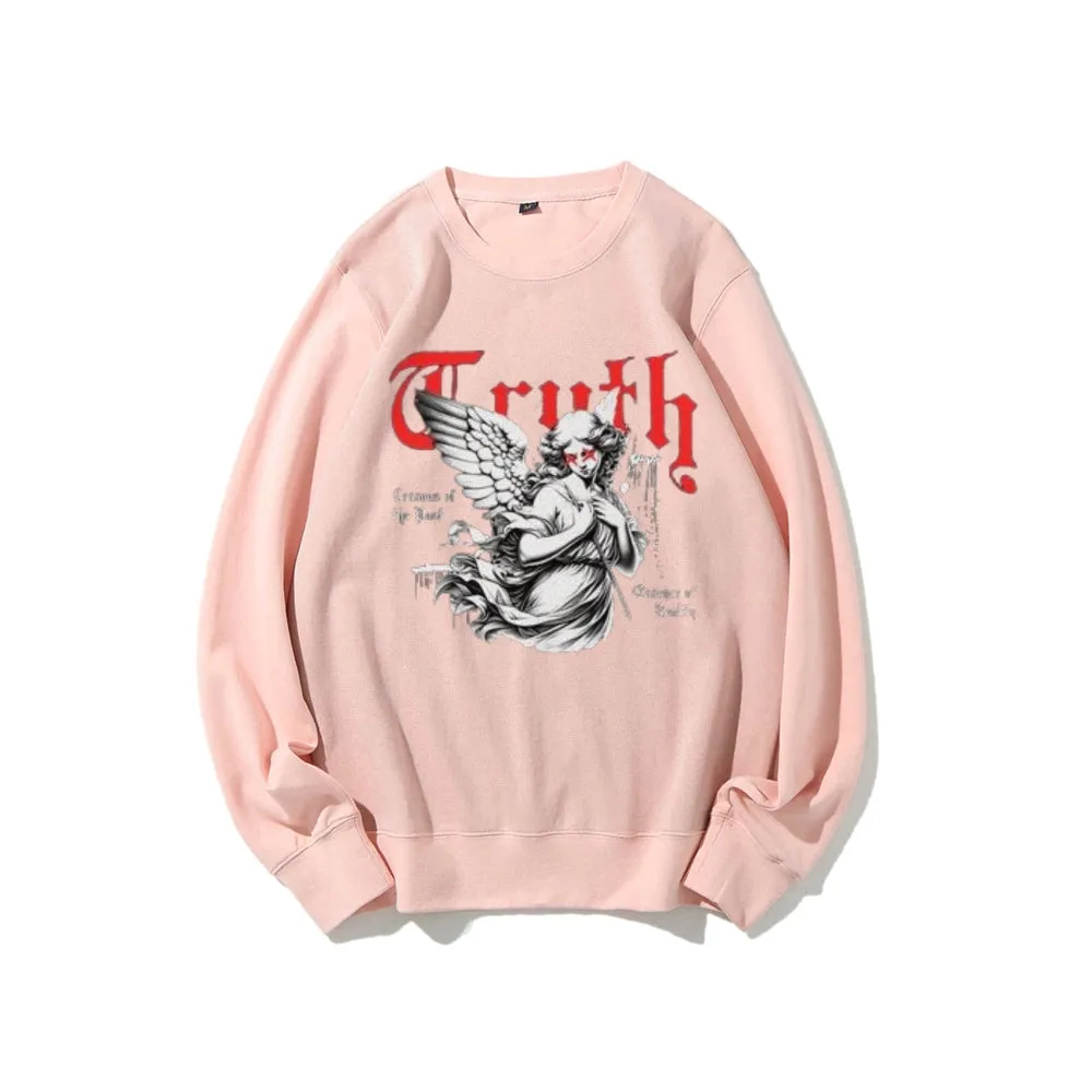 Women Vintage Truth Graphic Sweatshirts