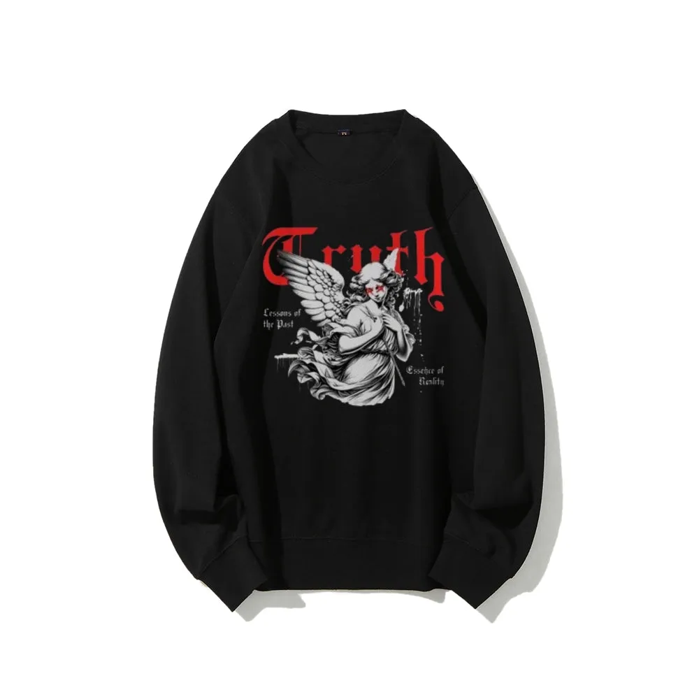 Women Vintage Truth Graphic Sweatshirts