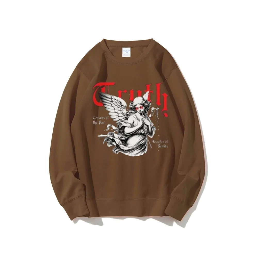 Women Vintage Truth Graphic Sweatshirts