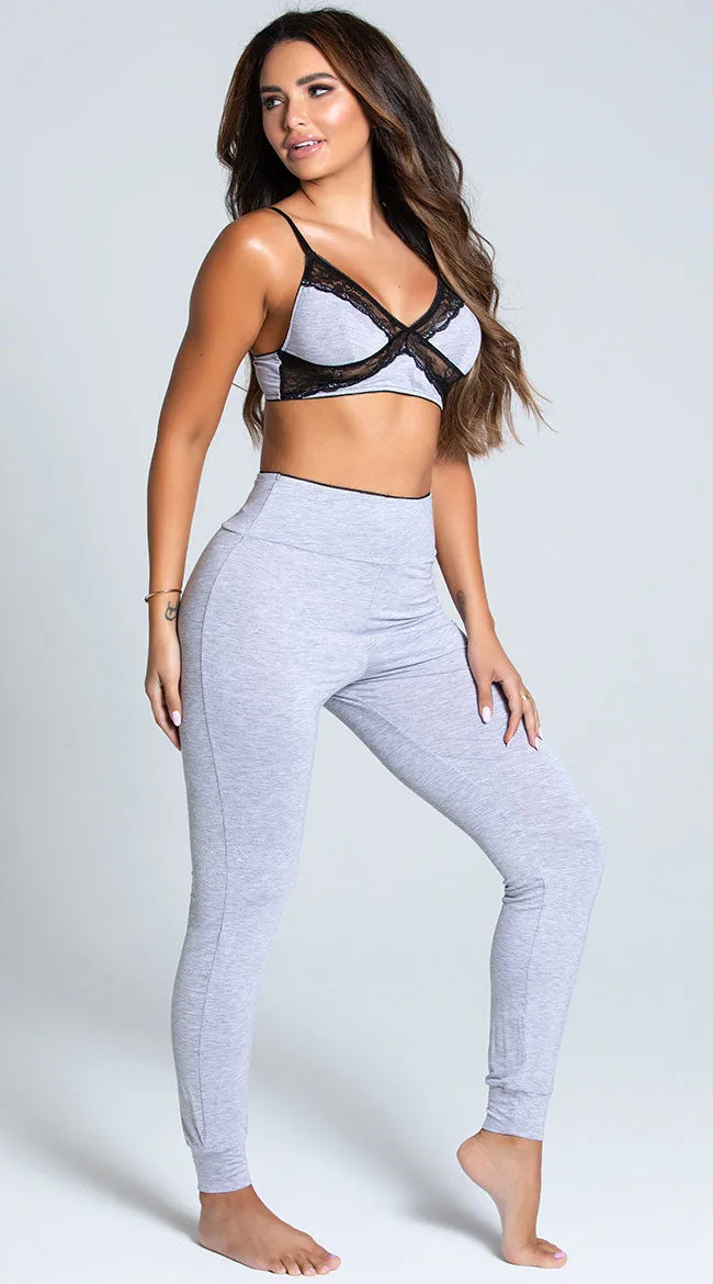 Yandy Why Knit Jogger Set